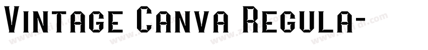 Vintage Canva Regula字体转换